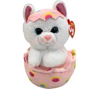 TY Beanie - Giggles Cat in Easter Egg