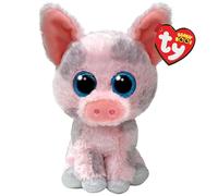 Ty Beanie Boos - Hambo The Cute Pig with Glittery Blue Eyes, The Plush with Big