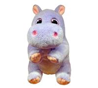 Ty Beanie Boos - Henrietta the Hippo with Big and Glittery Pink Eyes Plush Toy with Big Glitter Eyes - 15cm - T37394