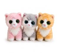 TY Beanie Boos Lady, Melanie & Furley Cat Plush Toy 3 Piece Set 14cm - Soft Stuffed Animal Plushies - Collectible Cuddly Toys for Kids - Kitten Gift Set