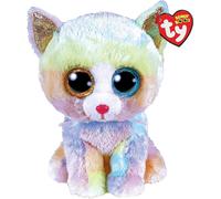Ty - Beanie Boo's - Peluche Heather el Gato TY36753, Multicolor, 40 cm