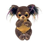 Ty Beanie Boos - Toffee the Chihuahua with Big and Glittery Yellow Eyes Plush Toy with Big Glitter Eyes - 15cm - T37393