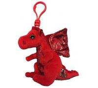 TY/Beanie Boos 'Y DDRAIG GOCH' WELSH DRAGON, Keyclip!