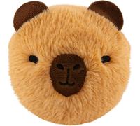 TY Barry Capybara Bouncer Plush - Soft Round Capybara Stuffed Toy with Embroidered Face - Cute Brown Mini Plushie for Kids, Toddlers & Collectors