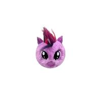 TY Twilight Sparkle Bouncer Plush - My Little Pony Inspired Round Stuffed Toy | Soft Purple Unicorn Ball Plush with Embroidered Eyes & Mane - Cute Collectible Gift for Kids