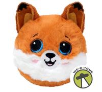 TY Blaze Fox Plush Bouncer Toy - Cute & Soft Inflatable Animal Hopper for Kids - Fun Bounce Ride Toy for Boys & Girls