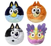 TY Beanie Bouncers Bluey, Bingo, Chattermax & Muffin 4-Pack - Soft Plush Toys for Kids - Bouncy Cuddly Toy Set - Collectible Plushies for Boys & Girls - Bluey Soft Toy Bundle