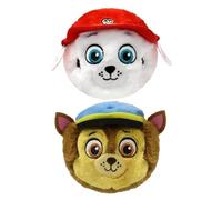 TY Beanie Bouncers Chase & Marshall 2-Pack - Soft Plush Toys for Kids - Bouncy Cuddly Toy Set - Collectible Plushies for Boys & Girls - Paw Patrol Soft Toy Duo