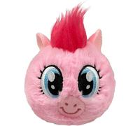 TY Pinkie Pie Bouncer Plush - My Little Pony Inspired Round Stuffed Toy | Soft Pink Pony Ball Plush with Embroidered Eyes & Mane - Cute Collectible Gift for Kids