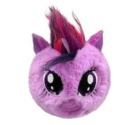 TY Twilight Sparkle Bouncer Plush - My Little Pony Inspired Round Stuffed Toy | Soft Purple Unicorn Ball Plush with Embroidered Eyes & Mane - Cute Collectible Gift for Kids