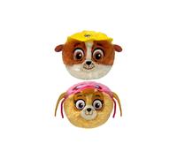 TY Beanie Bouncers Skye & Rubble 2-Pack - Soft Plush Toys for Kids - Bouncy Cuddly Toy Set - Collectible Plushies for Boys & Girls