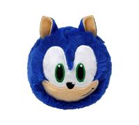 TY Sonic the hedgehog plush toy head cushion soft stuffed character pillow blue collectible kids for gift (3 inch)