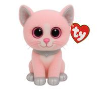 Ty Beanie Boo: Fiona Pink Cat (Medium)