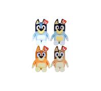 TY Bluey Beanie Babies Set of 4 - Bluey, Bingo,
