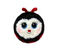 TY Buggie Ladybug Bouncer - Soft Plush Ladybug Toy | Cute Round Stuffed Animal with Embroidered Face, Big Blue Eyes & Antennae | Adorable Bug Plush for Kids & Collectors