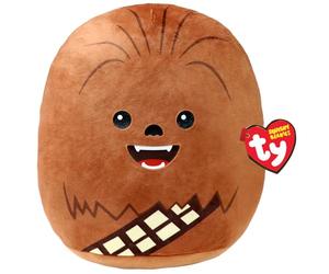 TY Chewbacca Disney Star Wars Squish-A-Boos 14 Inches, Licensed Beanie Baby Soft Plush Toy, Collectible Cuddly Stuffed Teddy