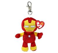 Ty Key Clip Marvel Iron Man Soft Plush Keychain