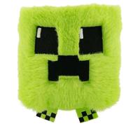TY Creeper Bouncer Plush --Inspired Cube Stuffed Toy | Soft Green Pixel-Style Plush Figure with Embroidered Face - Fun Collectible Gamer Gift for Kids