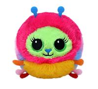 TY Crystal Caterpillar Bouncer Plush - Colorful Soft Caterpillar Stuffed Toy with Embroidered Eyes - Cute Rainbow Bug Plushie for Kids, Toddlers & Collectors