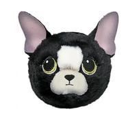 TY Doodle Chihuahua Bouncer Plush - Soft Cute Dog Stuffed Toy with Embroidered Eyes - Black & White Mini Puppy Plushie for Kids, Collectors & Dog Lovers