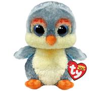 TY Fisher Penguin Beanie Boo Regular 14cm - Squishy Beanie Baby Soft Plush Toys - Collectible Cuddly Stuffed Teddy