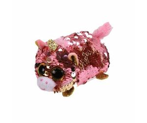 TY Flippable Sequins Sunset Coral Unicorn Teeny Ty