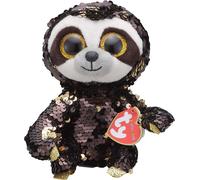 TY Flippables Beanie Babies Dangler Sloth Plush Soft Toy Sequins NEW WITH TAG