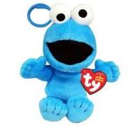 TY Floppy Clip Sesame Street Cookie Monster