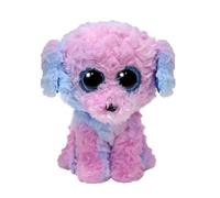 TY Floral Beanie Boo 15cm Soft Plush Dog Teddy - Collectible Stuffed Cuddly Toy Plushies - Brightly Coloured Soft Toy for Kids & Babies