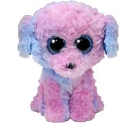 TY Floral Beanie Boo 15cm Soft Plush Dog Teddy - Collectible Stuffed Cuddly T