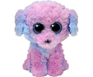 TY Floral Beanie Boo 15cm Soft Plush Dog Teddy - Collectible Stuffed Cuddly T