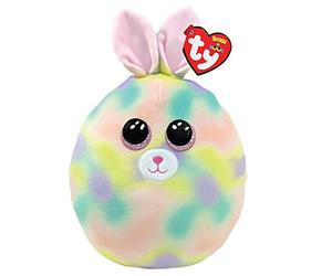 TY Furry Rabbit Easter Squish-A-Boo 10" | Beanie Baby Soft Plush Toy | Collectible Cuddly Stuffed Teddy