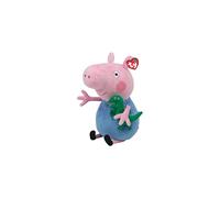 TY George Pig 25 cm Soft Plush Toy Stuffed Teddy for Kids Baby Cuddly Collectible Plush Official Peppa Pig Merchandise Gift for Girls and Boys