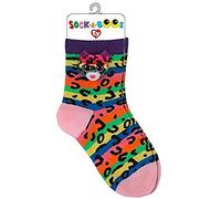 Ty Girl's Dotty Leopard Socks, Multicolored, One Size