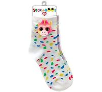 Ty Girl's Fantasia Unicorn Socks Not Applicable, Multicolored, One Size