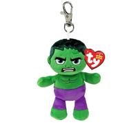 Ty Key Clip Marvel Hulk Soft Plush Keychain