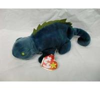 TY Iggy the Iguana Beanie Baby - Blue/Green by Ty Inc