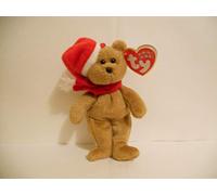 TY Jingle Beanies - 1997 Holiday Teddy - Small Beanie Baby
