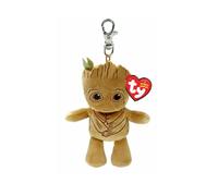 TY Key Clip Marvel Groot Soft Plush Keychain Ty Multicolor