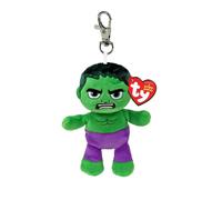 TY Key Clip Marvel Hulk Soft Plush Keychain Ty Multicolor