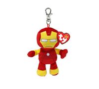 Ty Key Clip Marvel Iron Man Soft Plush Keychain