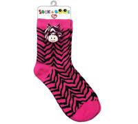 Ty Girl's Zoey Zebra Socks Not Applicable, Mehrfarbig, One Size