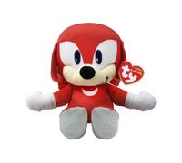 TY Knuckles Sonic Hedgehog Plush Toy Collectible Soft Teddy for Kids 17cm | Knuckles the Echidna, Classic design, Extra soft fabric, Bright red details, Collectible companion