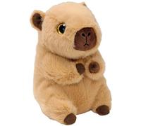 TY Lara Beanie Bellies 15cm Soft Plush Capybara Teddy - Collectible Stuffed Cuddly Toy Plushies - Brightly Coloured Soft Toy for Kids & Babies