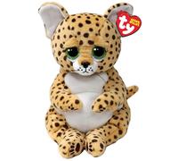 TY Lloyd Leopard Beanie Bellies Medium 24cm - Squishy Beanie Baby Soft Plush Toys - Collectible Cuddly Stuffed Teddy