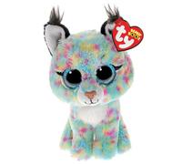 TY Lynx Bobcat Beanie Boo 14cm - Soft Plush Toy for Kids - Collectible Cuddly Stuffed Animal Teddy Character Gift