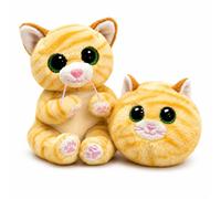 TY Mango Beanie & Purry Beanie Bouncer 2-Piece Set - 15cm Soft Plush Teddy & 7cm Bouncy Plush Ball