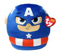 TY Marvel Avengers Captain America Squish-A-Boo 10 Inches Soft Toy for Kids
