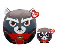TY Marvel Super Soft Gift Quality Plush Squishy Beanies - (10" 20cm Squishy Beanies Rocket & Puffies Rocket)