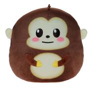 TY Matteo Monkey Squishy Beanie 10” - Soft Plush Toy - Collectible Stuffed Teddy for Kids - Cuddly Plushies for Play & Display